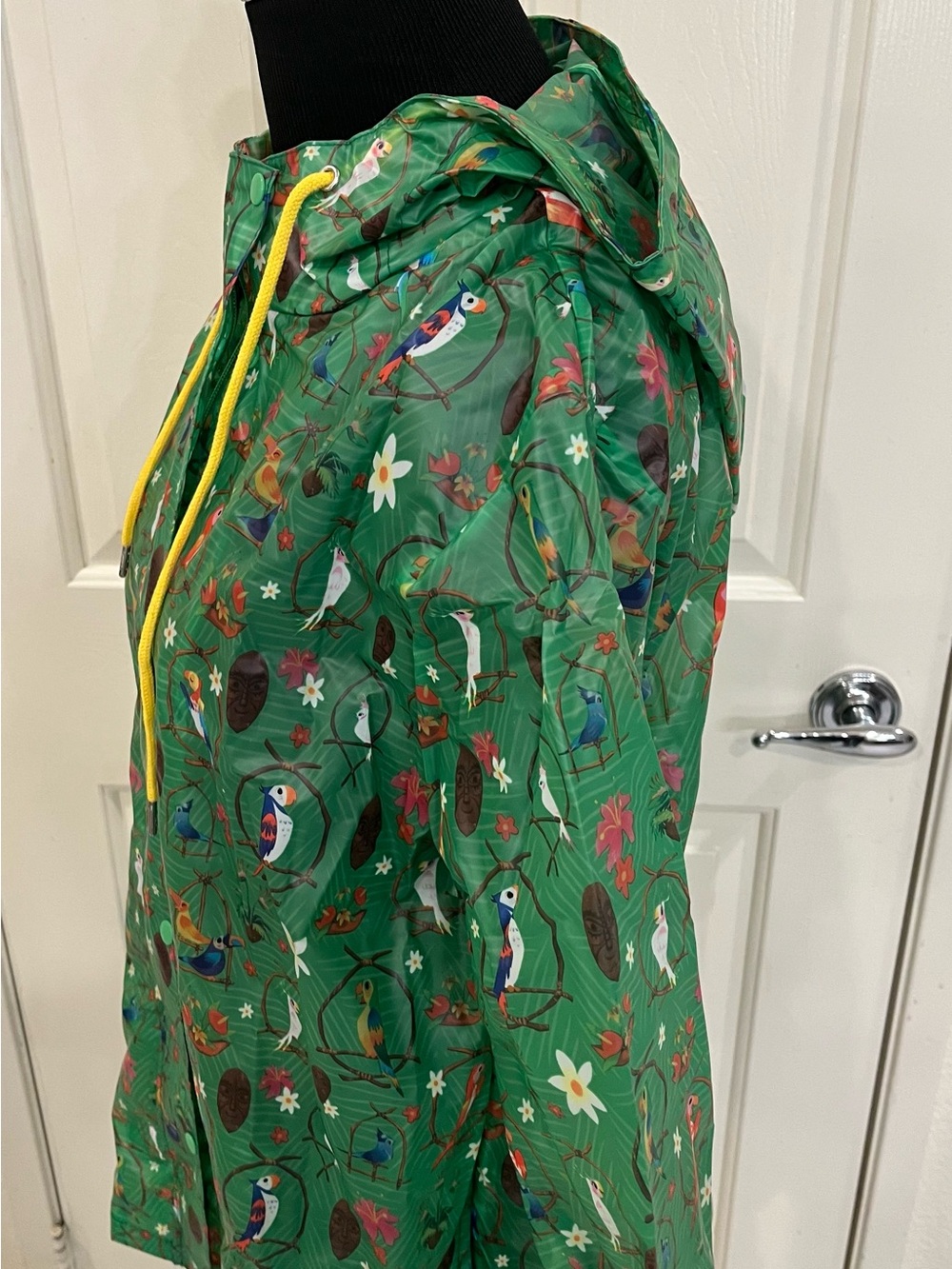 Disney Enchanted Tiki Room Hooded Utility Rain Jacket - Picture 10 of 14